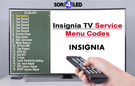 4 digit code for insignia tv|Iba pa.